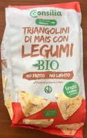 Triangolini di mais con legumi bio
