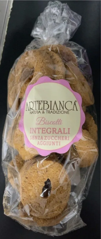 Biscotti integrali senza zuccheri aggiunti