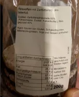 Zartbitter Reiswaffeln