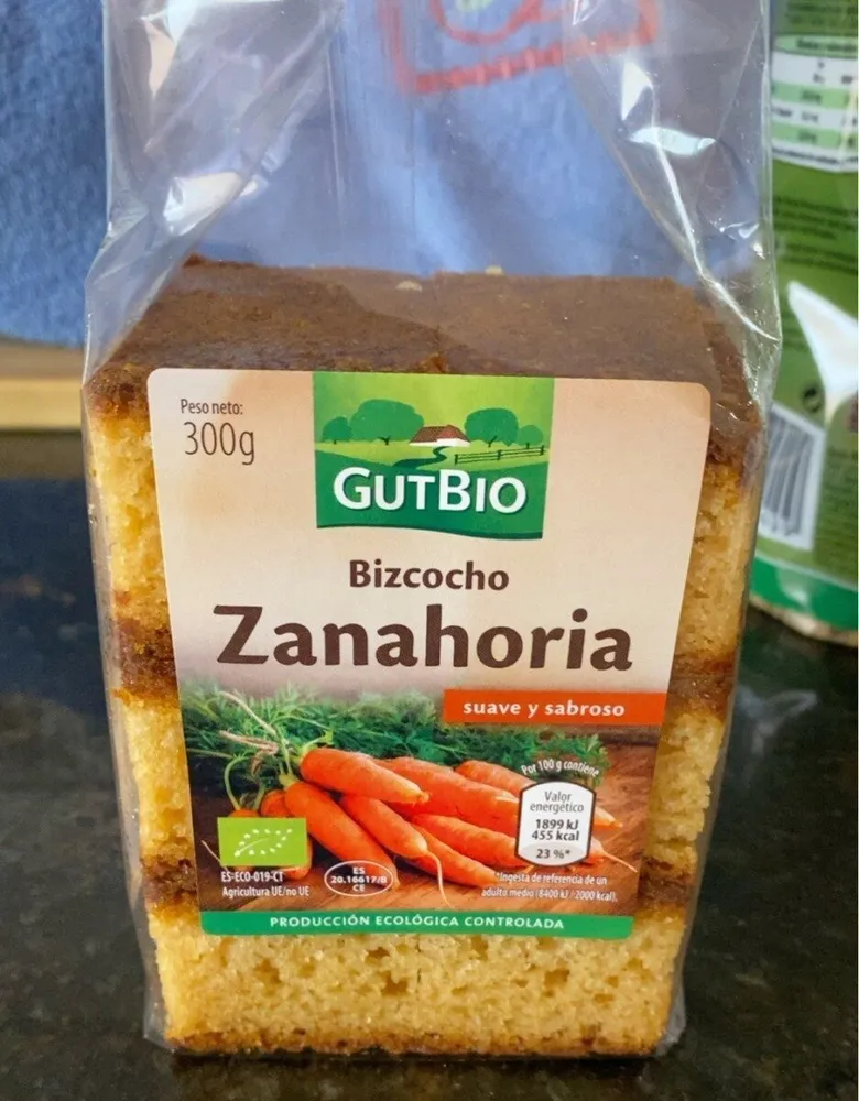 Bizcocho de zanahoria