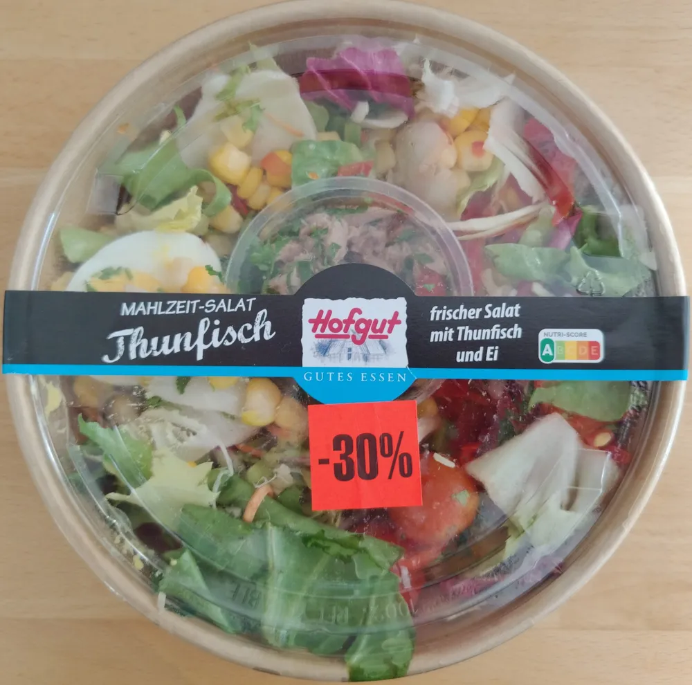 Mahlzeit Salat Thunfisch
