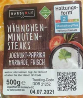Hähnchen-Minuten-Steaks Joghurt-Paprika
