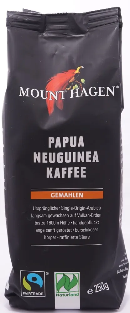 Papua Neuguinea Kaffee gemahlen