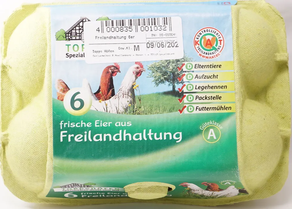 Frische Eier aus Freilandhaltung