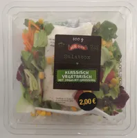 Salatbox Klassisch Vegetarisch mit Joghurt-Dressing
