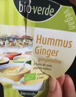 Houmous Pois Chiche Gingembre