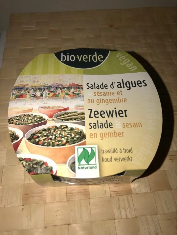 Salade d'algues sésame et gingembre