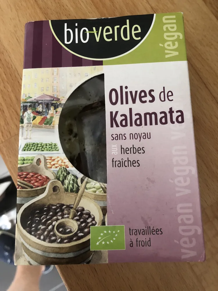 Olives Noires Kalamata Sans Noyaux