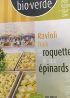 Ravioli frais à la roquette et aux épinard