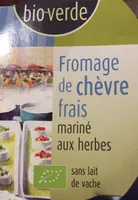 Fromage de chevre frais marine aux herbes