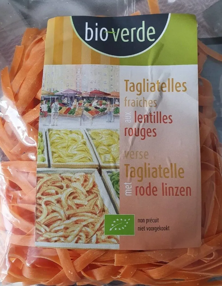 Tagliatelles fraîches aux lentilles rouge