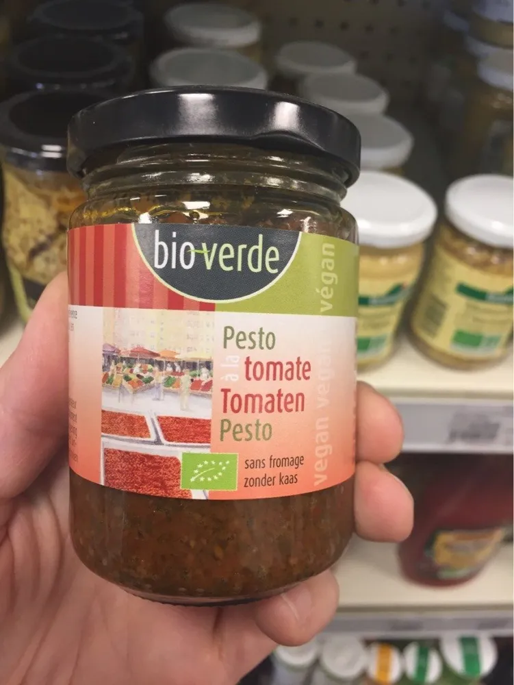 Pesto tomate sans fromage