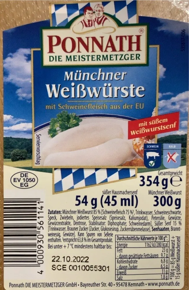 Münchner Weißwürste