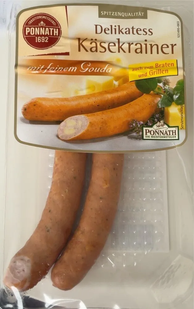Delikatess Käse Würstchen