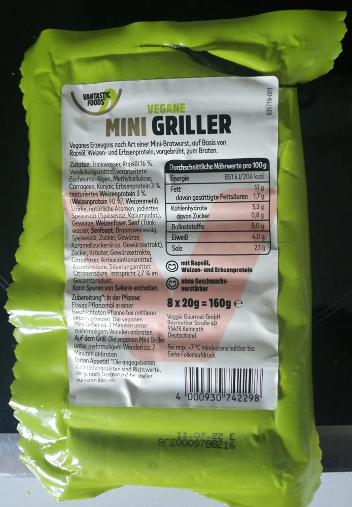 Vegane Mini Griller