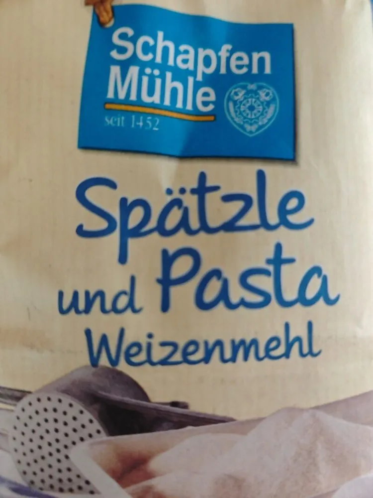 Spätzle und Pasta Weizenmehl