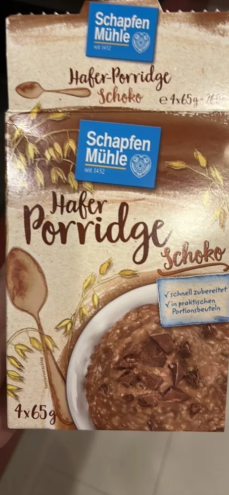 Porridge Hafermahlzeit - Schoko