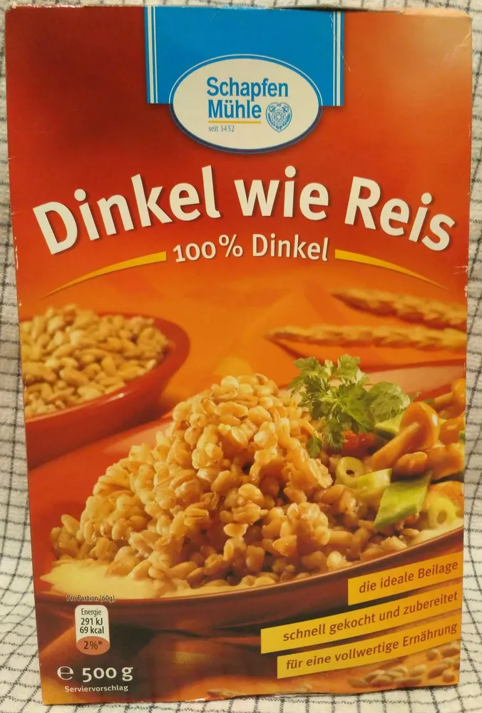 Dinkel wie reis