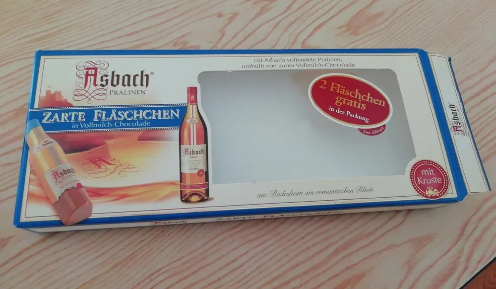 Asbach-Vollmilch Fläschchen