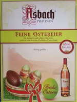 Feine Ostereier, flüssig gefüllt, ohne Kruste