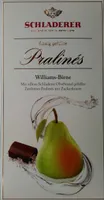 Flüssig gefüllte Pralinés Williams-Birne