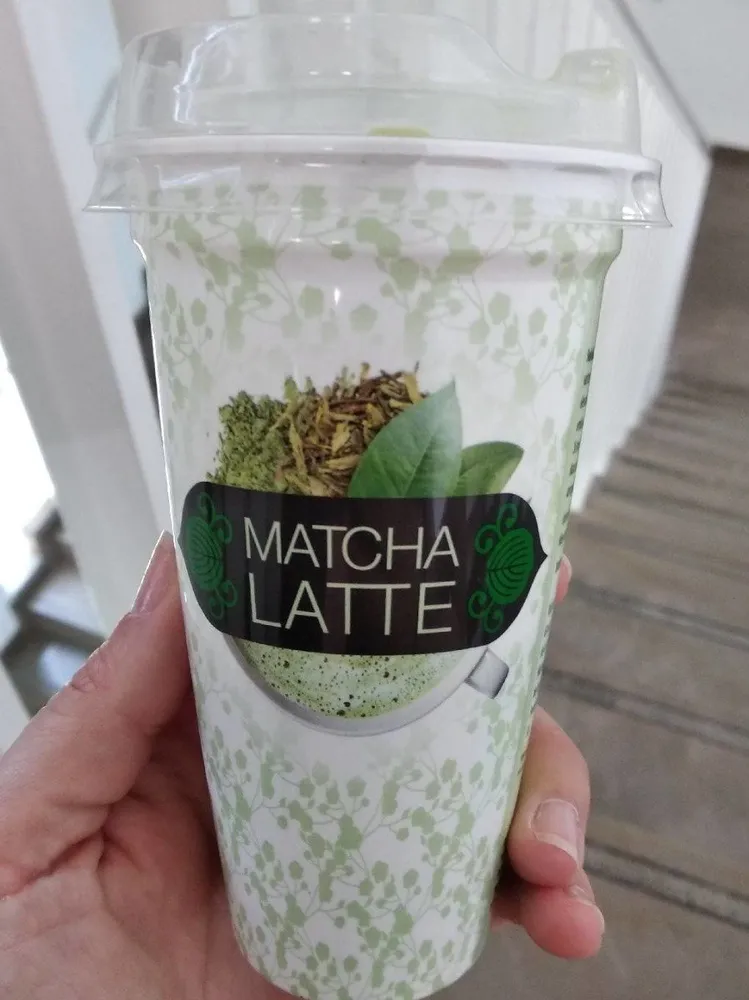 Boisson matcha latte