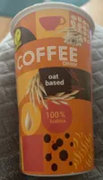 Vegan coffee oat based drink