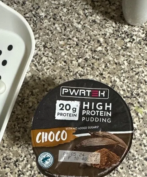 High protein pudding