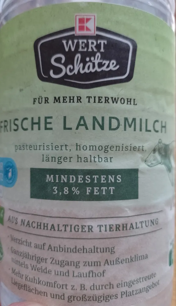 Frische Landmilch