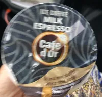 Ice coffee milk espresso