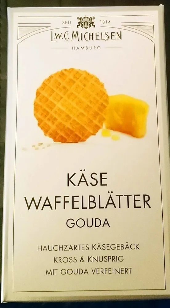 Käse Waffelblätter Gouda