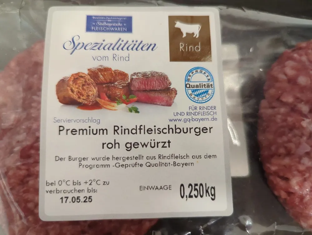 Premium Rindfleisch roh Gewürzt