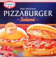 Pizzaburger Salami