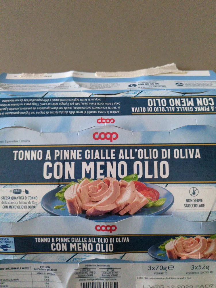 Tonno pinne gialle