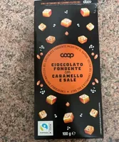 Cioccolato fondente con caramello e sale