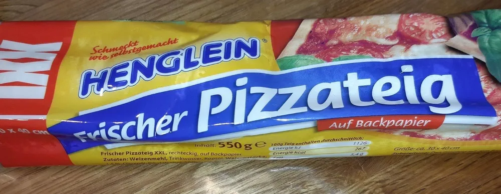 Frischer Pizzateig xxl