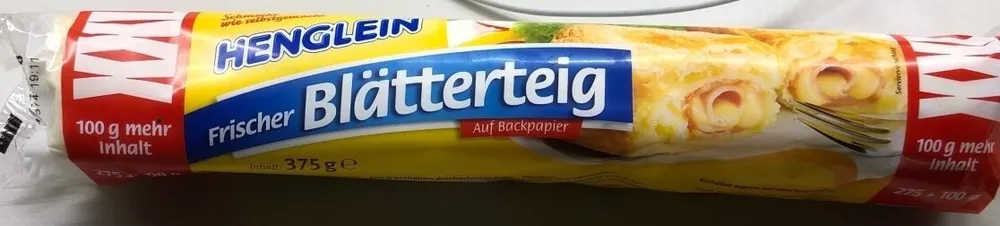 Frischer Blätterteig