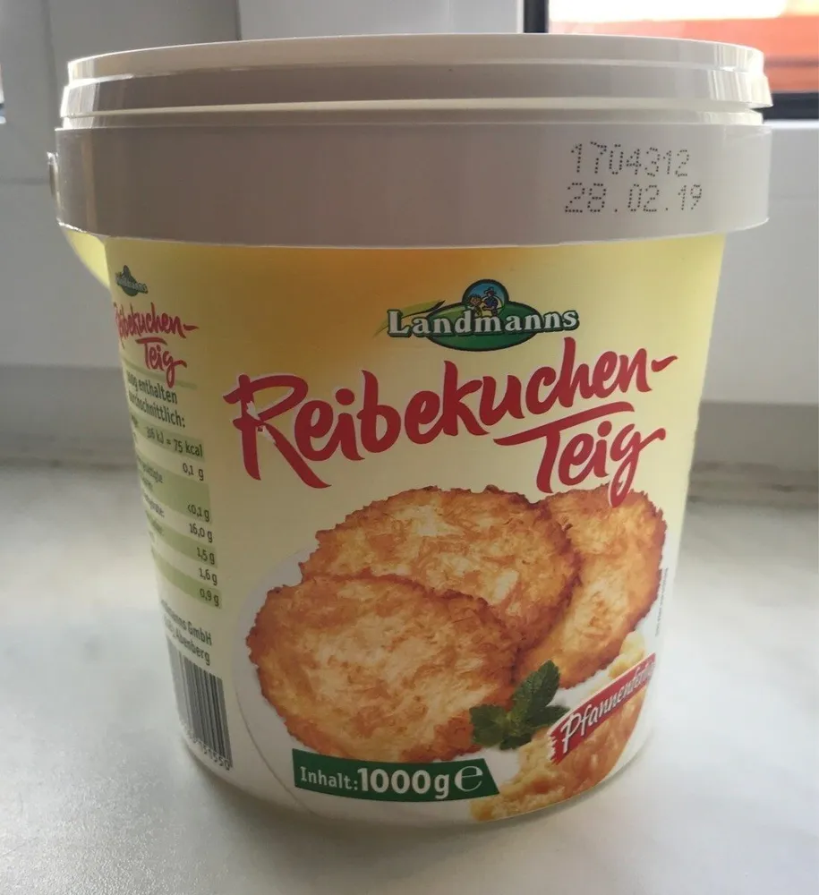 Reibekuchenteig, Pfannenfertig , , Reibekuchenteig