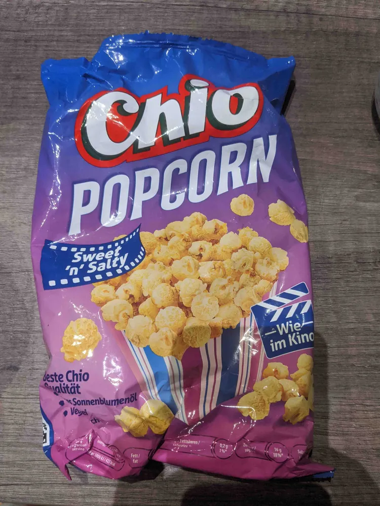 Popcorn süß und salzig