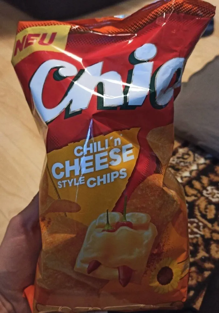 Chili'n'cheese style chips