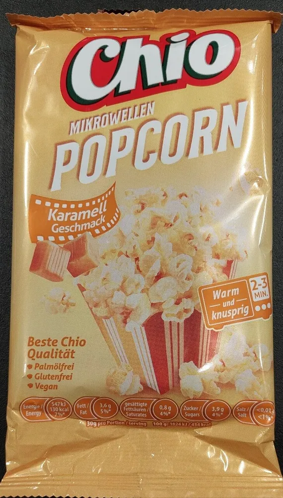 Mikrowellen Popcorn Karamelk