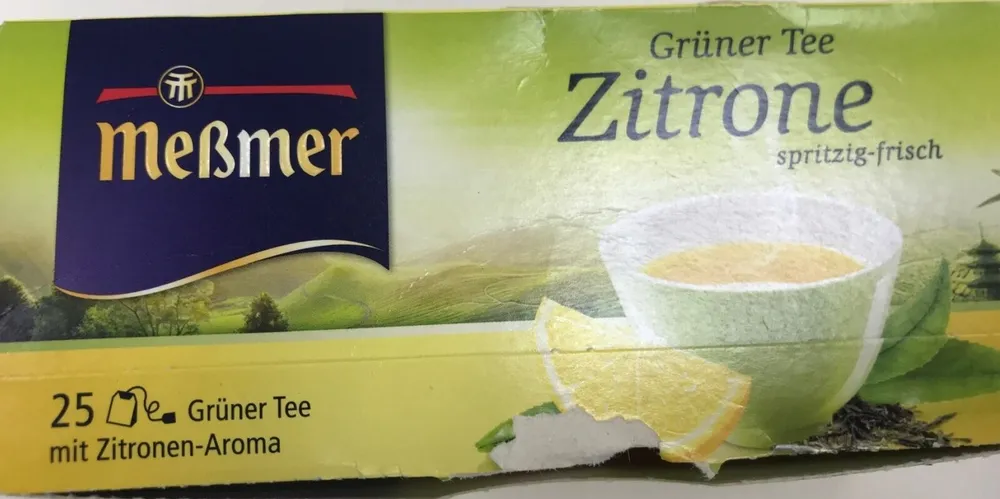 Grüner Tee Zitrone
