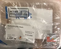 Bratwurst grob, frish