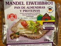 Pan almendras y proteinas