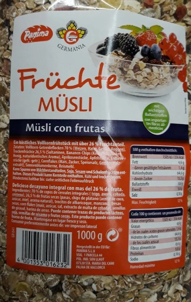 Fruchte musli