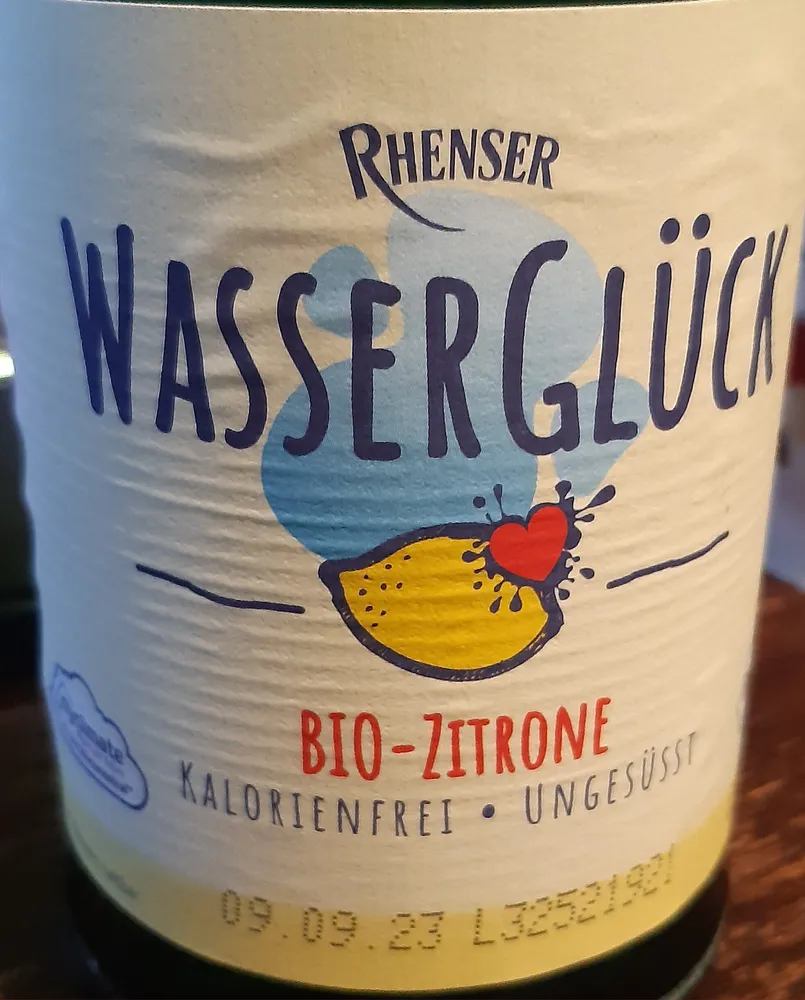 Wasserglück - Bio-Zitrone