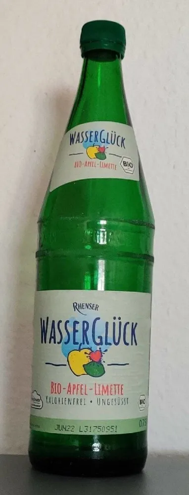 Wasser Glück (Apfel-Limette)