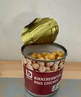 Pois chiches en boîte