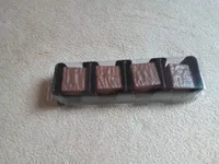 Wafers coated with milk chocolate