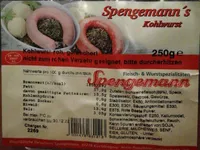 Kohlwurst, roh, geräuchert